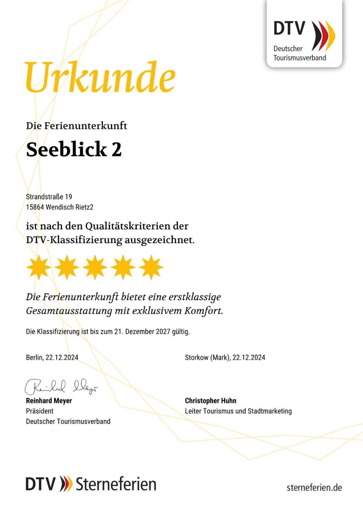 5*Ferienwohnung Seeblick 2 Wendisch Rietz Ngoại thất bức ảnh